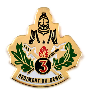 ピンバッジ・騎士の甲冑ミリタリー第３工兵連隊フランス軍シュバリエ剣 3E-REGIMENT-DU-GENIE 3RG FRANCE