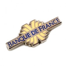 ピンバッジ・フランス銀行ロゴ中央銀行 BANQUE-DE-FRANCE