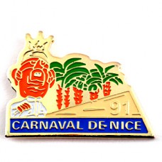 ピンバッジ・ニースのカーニバル王様 CARNAVAL NICE FRANCE