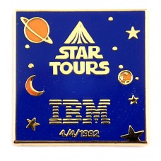 ピンバッジ・ＩＢＭスターツアーズ星空の夜ディズニーランド