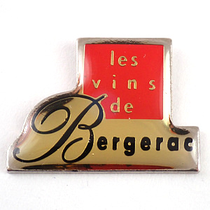 ピンバッジ・ベルジュラックのワイン酒ボルドー産 BERGERAC BORDEAUX