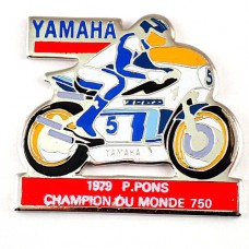 ピンバッジ・ヤマハYAMAHAナナハン二輪バイク５番