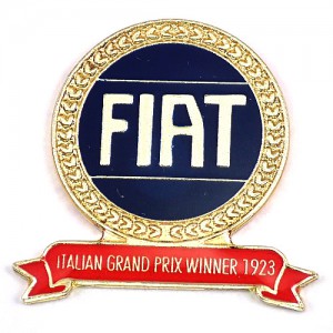 ピンバッジ・フィアット車レースグランプリ優勝 FIAT ITALIA ITALY