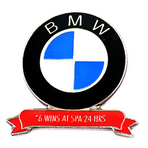 ピンバッジ・24時間レースＢＭＷ優勝ビーエム車 BMW GERMANY