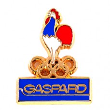 ピンバッジ・フランス国鳥ニワトリ五輪オリンピック雄鶏 GASPARD ALBERTVILLE SAVOIE 1992