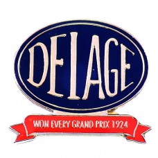 ピンバッジ・ドラージュ車グランプリF1優勝 DELAGE