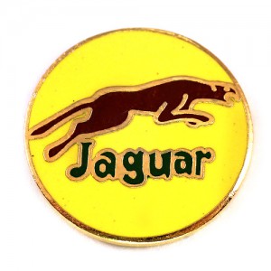 ピンバッジ・ジャガー豹ロゴ車 JAGUAR ENGLAND