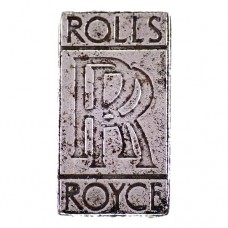 ピンバッジ・ロールスロイス車RR銀色 ROLLS-ROYCE ENGLAND