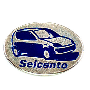 ピンバッジ・フィアット車セイチェント６００ SEICENTO FIAT ITALIA ITALY