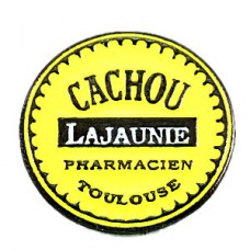 ピンバッジ・カシューキャンディー缶型 CACHOU LAJAUNIE TOULOUSE FRANCE