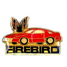 ピンバッジ・ファイヤーバード赤い車ポンティアックGM PONTIAC-FIREBIRD PONTIAC USA