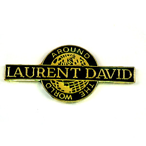 ピンバッジ・ブランド世界一周 LAURENT-DAVID AROUND-THE-WORLD