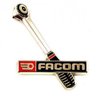 ピンバッジ・ファコム工具の会社レンチ道具 FACOM TOOLS FRANCE