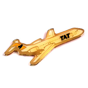 ピンバッジ・飛行機ＴＡＴヨーロピアン航空 TAT TOURAINE-AIR-TRANSPORT