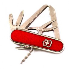 ピンバッジ・ビクトリノックス社スイスアーミーナイフ道具 VICTORINOX SWISS