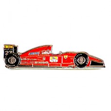 ピンバッジ・フェラーリF1赤い車アランプロスト27番 ALAIN-PROST FERRARI FIAT AGIP ITALIA ITALY