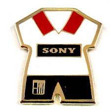 ピンバッジ・ソニー服サッカーチームスポンサーSONY