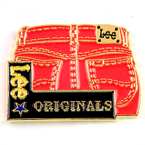 ピンバッジ・洋服リーLEEジーンズ後ろポケット星 LEE DENIM JEANS ORIGINALS USA