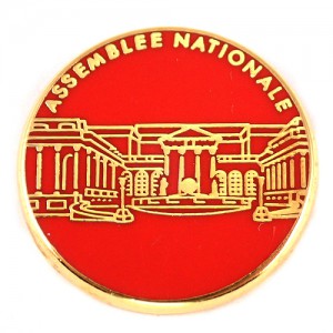 ピンバッジ・パリ国民議会ブルボン宮殿 ASSEMBLEE-NATIONALE PARLEMENT PARIS FRANCE