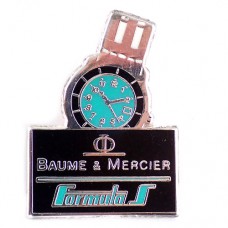 ピンバッジ・ボーム＆メルシエの腕時計 BAUME&MERCIER FORMULA-S SWISS