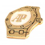 ピンバッジ・オーデマピゲAP腕時計型ロイヤルオーク金色 AUDEMARS-PIGUET ROYAL-OAK SWISS