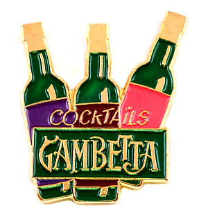 ピンバッジ・ガンベッタ酒カクテル３本 GAMBETTA COCKTAILS