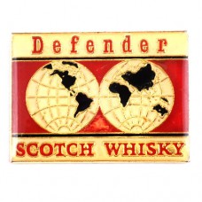 ピンバッジ・スコッチウイスキー酒ディフェンダー地球 DEFENDER WHISKY SCOTLAND