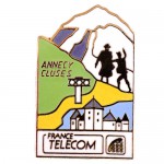 ピンバッジ・登山アルプス山脈フランステレコム電話会社 ANNECY