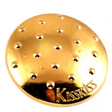 ブローチ・ゲラン香水ゴールド金色キスキス化粧品 GUERLAIN KISSKISS