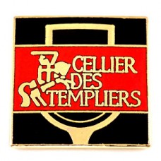 ピンバッジ・ワイン酒セラー馬テンプル騎士団 CELLIER-DES-TEMPLIERS FRANCE