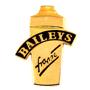 ピンバッジ・ベイリーズお酒ボトル型 BAILEYS