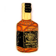 ピンバッジ・ジャックダニエルお酒のボトル瓶 JACK-DANIELS TENNESSEE WHISKY WHISKEY USA