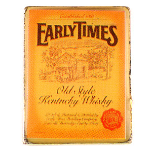 ピンバッジ・アーリータイムズ酒ウイスキー/USAケンタッキー州 EARLY-TIMES WHISKY KENTUCKY