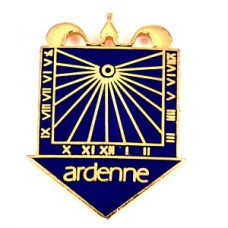 ピンバッジ・日時計ローマ数字 ARDENNE