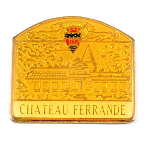 ピンバッジ・紋章ボルドーワインのお城 CHATEAU-FERRANDE BORDEAUX FRANCE