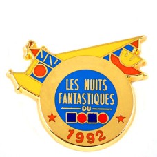 ピンバッジ・ファンタスティック幻想的な夜ボート船ヨット灯台 LOTO LES-NUITS-FANTASTIQUES FRANCE