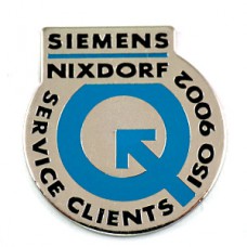 ピンバッジ・シーメンス社ドイツの会社ニックスドルフ社ＡＴＭ現金自動預払機 SIEMENS-NIXDORF GERMANY