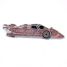 ピンバッジ・ジャガー車ルマン紫色レース仕様２番 JAGUAR ENGLAND LE-MANS FRANCE