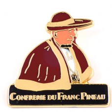 ピンバッジ・ワイン愛好家３結社 CONFRERIE-DU-FRANC-PINEAU PINEAU-DES-CHARENTES FRANCE