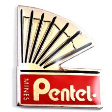 ピンバッジ・ペンテルのペン文房具 PENTEL