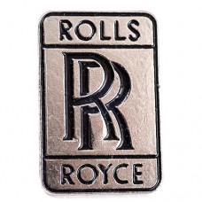 ピンバッジ・ロールスロイス車エンブレムRR ROLLS-ROYCE ENGLAND