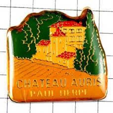 ピンバッジ・ワインのお城ラングドック地方 CHATEAU-AURIS LANGUEDOC PAUL-HERPE FRANCE