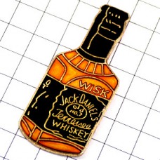 ピンバッジ・ジャックダニエル酒ウイスキーボトル瓶型 JACK-DANIELS TENNESSEE WHISKY WHISKEY USA