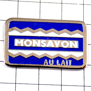 ピンバッジ・モンサボン石鹸サヴィニャック画 MONSAVON SOAP FRANCE