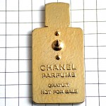 ピンバッジ・ココシャネル香水ボトル壜オードトワレ型 COCO CHANEL