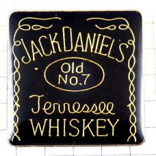 ピンバッジ・ジャックダニエル黒ラベル酒ウイスキー JACK-DANIELS TENNESSEE WHISKY WHISKEY USA