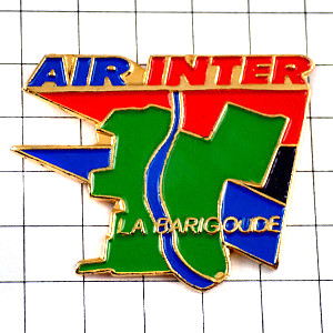 ピンバッジ・エールアンテール航空トゥールーズのエールフランス航空 AIR-INTER AIR-FRANCE FRANCE