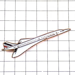 ピンバッジ・コンコルド音速の飛行機エールフランス航空 CONCORDE AIR-FRANCE BRITISH-AIRWAYS FRANCE ENGLAND