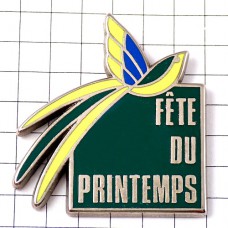 ピンバッジ・春のお祭りプランタン百貨店デパート鳥 LE-PRINTEMPS PARIS FRANCE