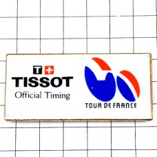 ピンバッジ・ティソ時計ツールドフランス自転車 TISSOT SWISS